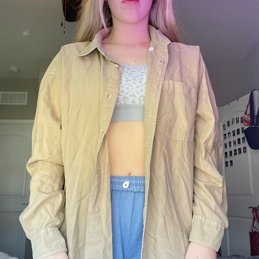 button up timberland